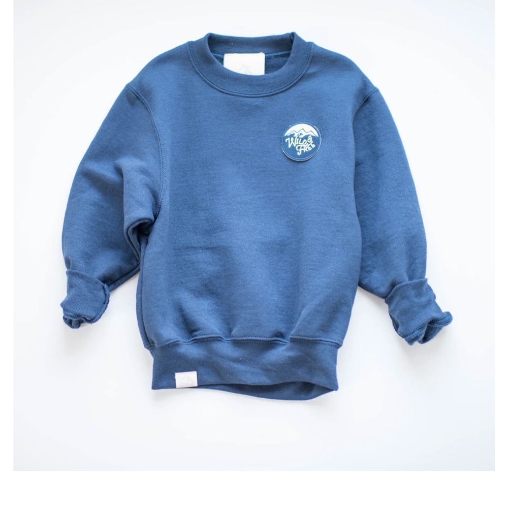 Seaslope brand Wild and Free sweatshirt